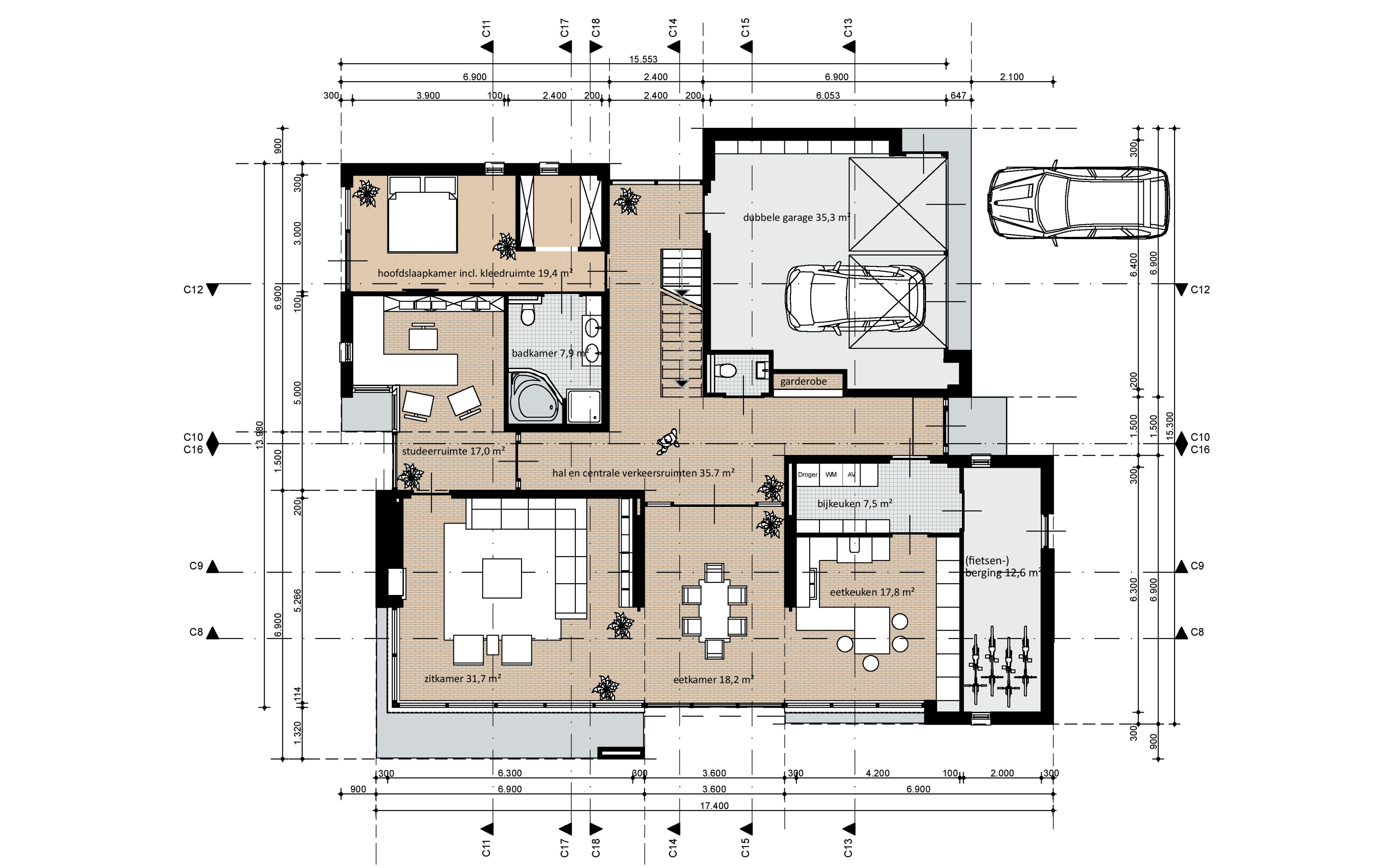 plattegrond begane grond