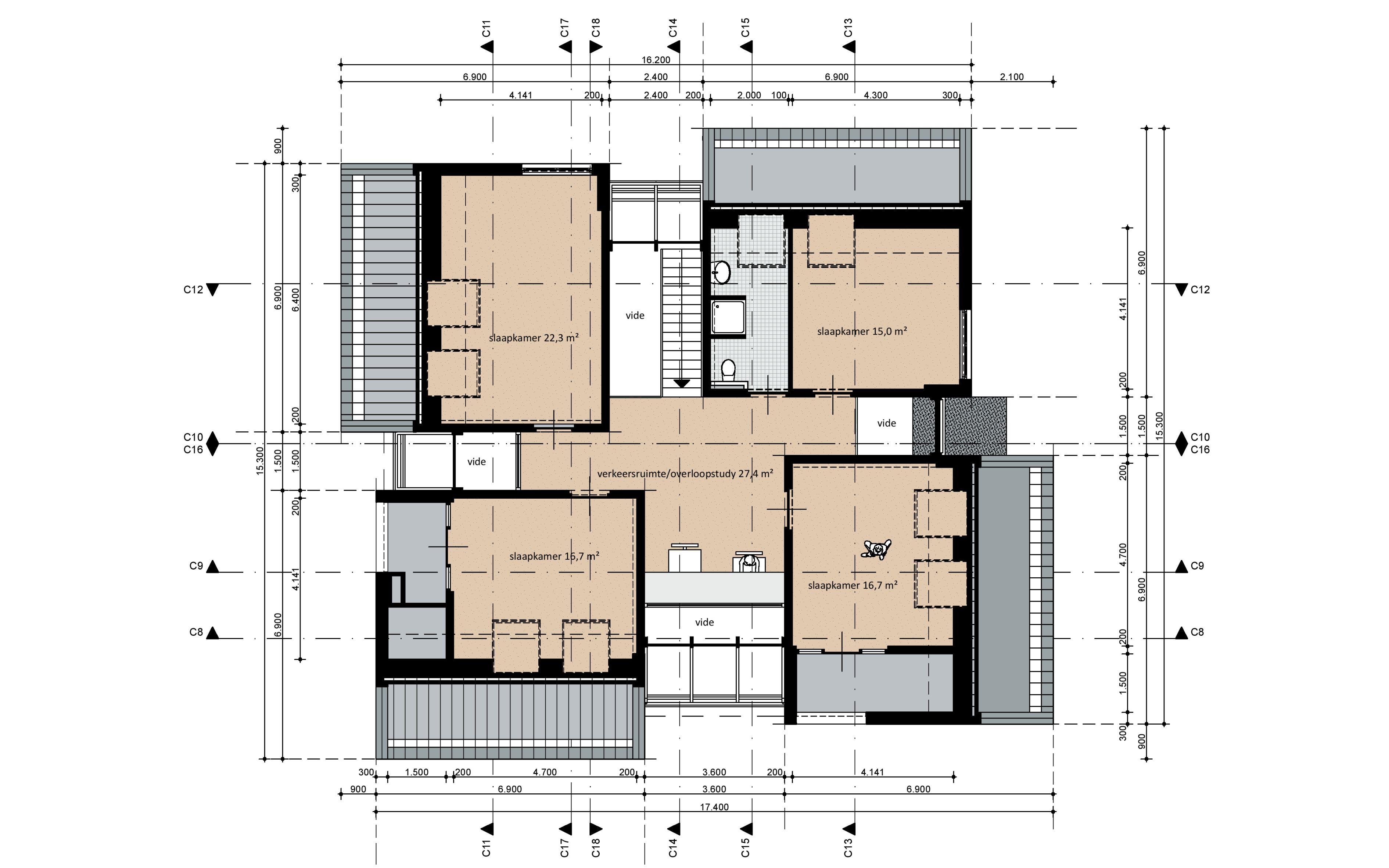 plattegrond eerste verdieping